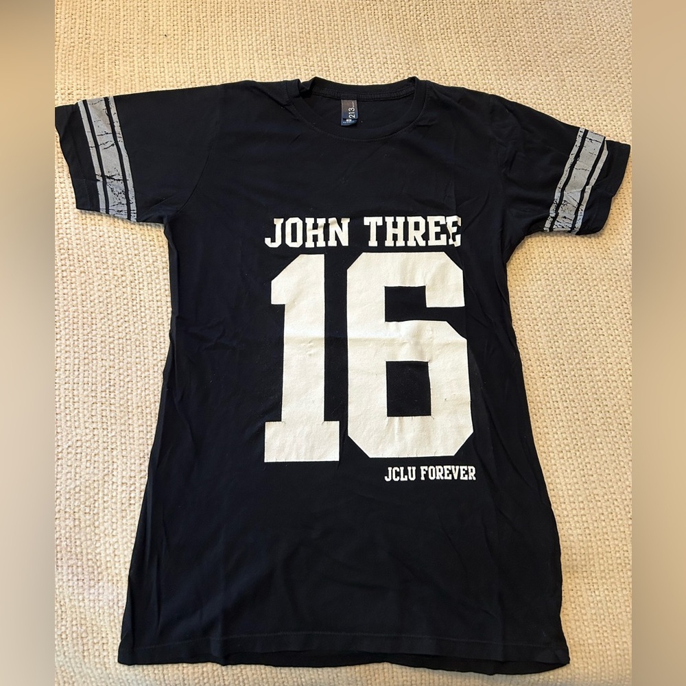 Baseball tee - John 3:16 JCLU forever